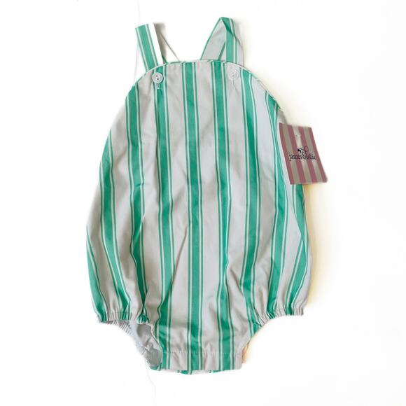James & Lottie Light Blue Stripe Lounge Set main image 0